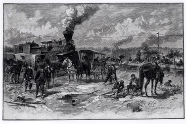 Nach der Schlacht von Seven Pines, Juni 1862, aus 